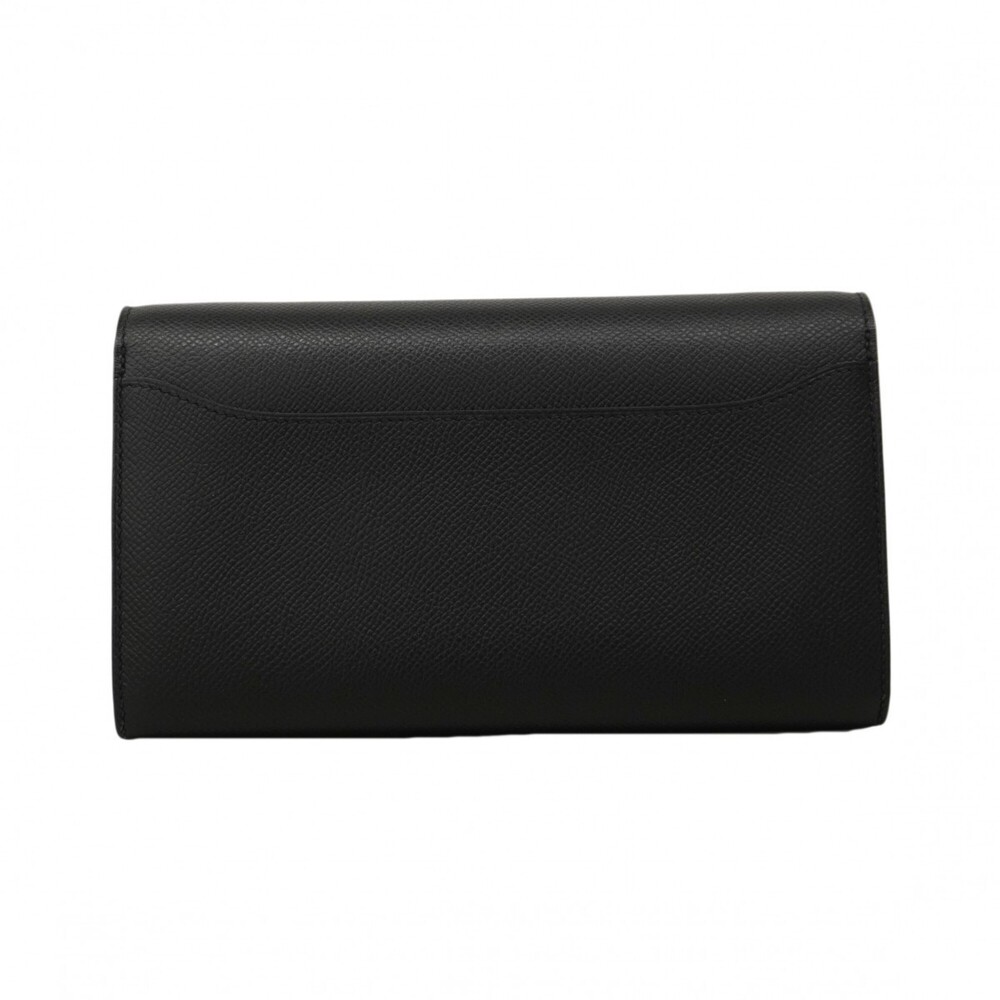 Hermes Constance Tougo Wallet/Shoulder Wallet, Veau Epsom Leather, Black/Pink... - Picture 8 of 8